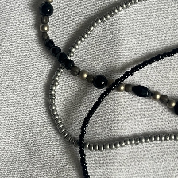 Vintage Premier Designs 3 Strand Beaded Necklace - Picture 2 of 3